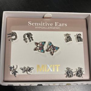 NIB Cute Animal Earrings Set 5 Pairs